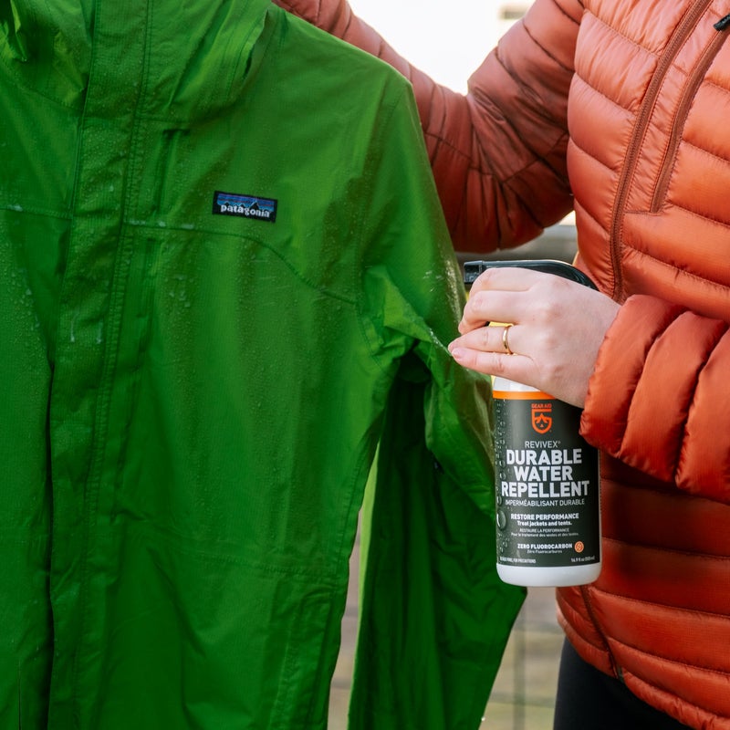 GEAR AID Revivex Durable Water Repellent (DWR) Spray for Waterproofing  Restoring Performance on Nylon Jackets  Gore-TEX  Paddle and Camping Gear  Non-aerosol  5 oz - Image 5